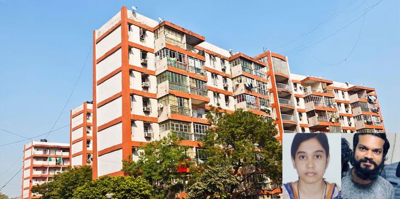 স্বামীর ঝুলন্ত লাশ দেখে ১৭ তলা থেকে ঝাঁপ দিয়ে স্ত্রীর আত্মহত্যা 